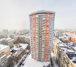 Апартаменты-Студия на Мичурина 55 (19этаж) в Огни Саратова Saratov Lights Apartments