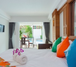 Двухместный номер Deluxe с балконом 2 отдельные кровати в The samui beach resort
