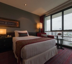 Двухместный семейный номер Standard 2 отдельные кровати в A-One Bangkok Hotel