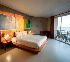 Номер Luxury с видом на море в B2 Sea View Pattaya Boutique & Budget Hotel