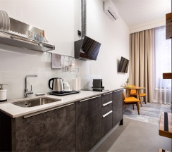 Стандартный номер с кроватью размера "Queen-size" №2 в Underwood Hotel