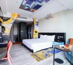 Двухместный номер Deluxe 2 отдельные кровати в Siam@Siam Design Hotel Pattaya