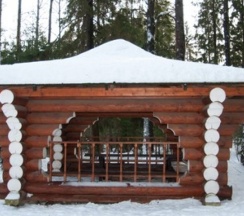 Коттедж комфорт с сауной (12+2) в Красное озеро