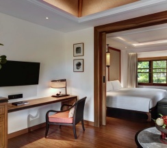 Двухместная вилла Deluxe рядом с пляжем двуспальная кровать в Отель Santiburi Koh Samui