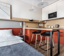 Studio Large 26,3 закатное солнце в Well