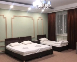 Двухместный люкс двуспальная кровать в Катон-Қарағай