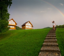 Царское Шале с Маралами в Басаргино