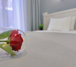 Четырёхместный номер Superior с балконом и рядом с пляжем в Casa mare