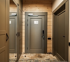 Номер Делюкс с двуспальной кроватью и видом на реку в Grand Chalet Altay