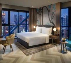 Двухместные апартаменты Premium c 1 комнатой (двуспальная кровать) в Millennium Place Barsha Heights
