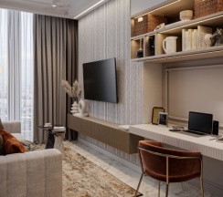Однокомнатный Люкс 43 этаж 55 м² ЖК «Neva Towers» в InPremium Москва-Сити