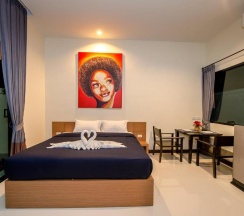 Двухместная вилла двуспальная кровать в Вилла Anchan Private Pool Villas
