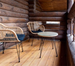 Большой коттедж с баней в Art hotel Nring