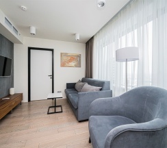 Апартаменты с 2 спальнями the Highest floors в Intermark Residence