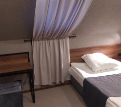 1-местный номер стандарт с 1 односпальной кроватью (мансарда) в Smart Hotel Neo Туапсе