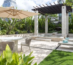 Двухместный люкс Terrace двуспальная кровать в Siam Kempinski Hotel Bangkok