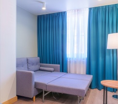 Семейный Супериор с одной большой или двумя односпальными кроватями в Энергетик