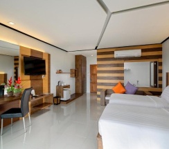 Двухместная вилла Deluxe Sunset 2 отдельные кровати в Secret Cliff Resort Phuket