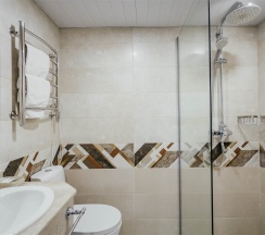 Стандарт c балконом боковой вид на море. Корпус 1 в Amza Парк