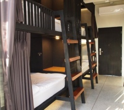 Кровать в общем номере в Chingcha Bangkok - Hostel