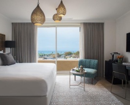 Двухместный номер Premium с видом на море двуспальная кровать в The Drisco Hotel Tel Aviv - Relais & Chateaux