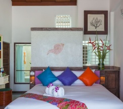 Вилла Luxury с балконом и рядом с пляжем в The samui beach resort
