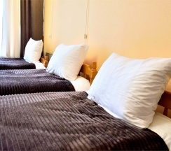 №6. Трехместный номер с дополнительным спальным местом и видом на горы в Прибой