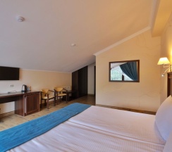 Двухместный номер Superior с балконом и с красивым видом из окна двуспальная кровать в Grand shale