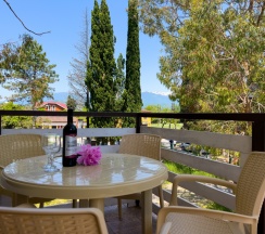 Апартаменты с 2 комнатами с балконом и с красивым видом из окна в Лазурный берег