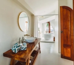 Двухместный люкс Beachfront двуспальная кровать в Zazen Boutique Resort & Spa