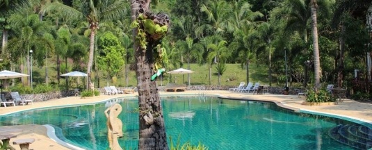 Одноместный номер Standard двуспальная кровать в Koh Chang Thai Garden Hill Resort