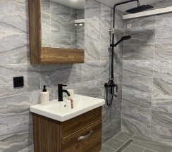 Бордовый  в Кровать