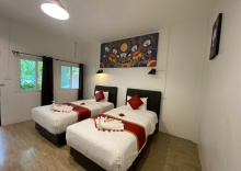 Двухместный номер Standard с видом на сад 2 отдельные кровати в The Krabi Forest Homestay