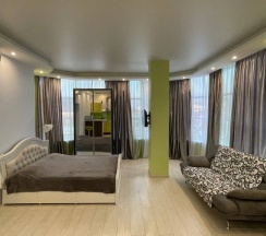 Студия с балконом и с красивым видом из окна в Sertidi