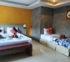 Трёхместный номер Deluxe в Saikaew Boutique Hotel