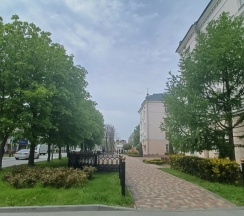 Двухместные апартаменты с 2 комнатами (двуспальная кровать) в Квартира Лаванда на площади Ленина. Ленин в восторге!