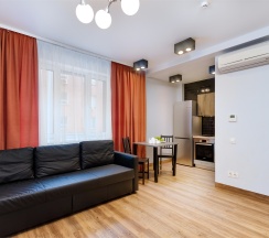 Двухкомнатные апартаменты-студия (43 кв.м) в APARTVILLE