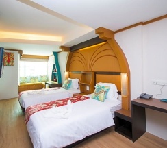 Двухместный номер Classic 2 отдельные кровати в Phi Phi Nice Beach Hotel Hip