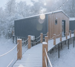 Мини-Барнхаус "Мальдивы" с террасой в Река & Песок