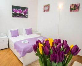 Семейный номер с общей ванной комнатой в Guest room сад