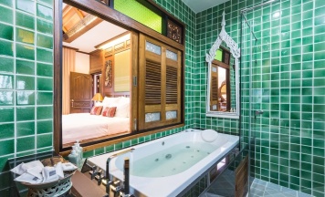Двухместный номер Luxury с балконом 2 отдельные кровати в Phusanfah Resort