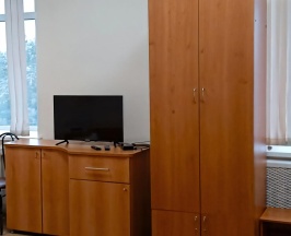 Кровать в 4-местном общем женском номере в Smart Hotel KDO Курган