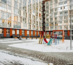1-комнатные апартаменты студия в Этажидейли на улице Студенческой