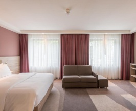 Двухместный номер для некурящих Accessible двуспальная кровать в Hampton by Hilton Frankfurt City Centre East