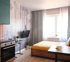 1-комнатные апартаменты студия Форест в Rasko Home