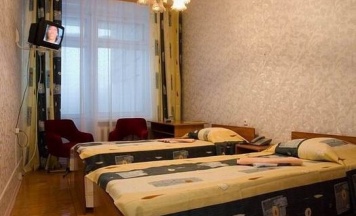 Двухместный номер эконом-класса с общей ванной комнатой в Меридиан
