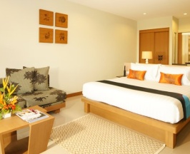 Двухместный номер с видом на океан двуспальная кровать в The Heritage Pattaya Beach Resort