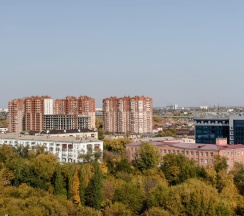 1-комнатные апартаменты студия в Уютный дом на улице Савушкина 6Ж