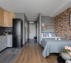 Megapolis - 4х местные апартаменты на 7 этаже ЖК бизнес-класса D1 в Smart Lofts Moscow