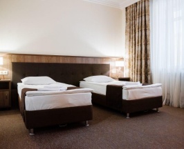 1-комнатный номер люкс с 2 односпальными кроватями (с завтраком) в Albert Hotel